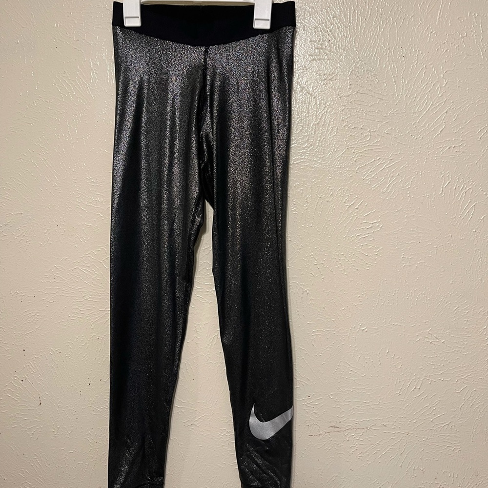Sparkly Black Nike Tights